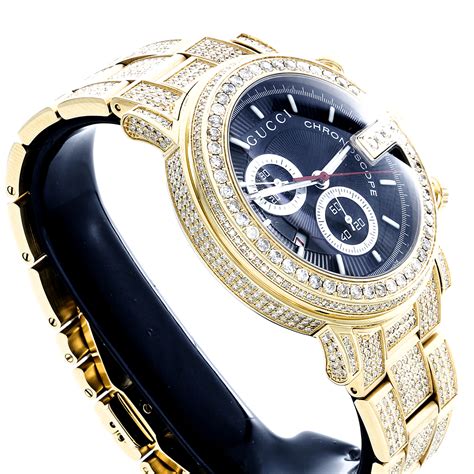 gucci diamond watches for men|Gucci men watches clearance.